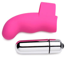 Load image into Gallery viewer, G-Thrill Silicone Finger Vibe - Magenta