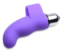 Load image into Gallery viewer, G-Thrill Silicone Finger Vibe - Purple