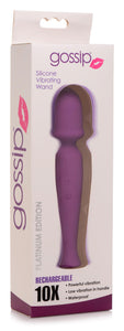 10X Silicone Wand Massager - Violet