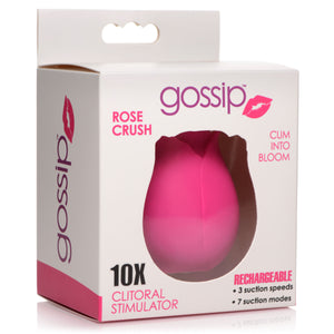 10X Rose Crush Silicone Clitoral Stimulator-7