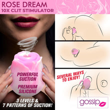 Load image into Gallery viewer, 10X Rose Dream Silicone Clitoral Stimulator-1