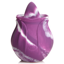 Load image into Gallery viewer, 10X Purple Twirl Silicone Licking Rose