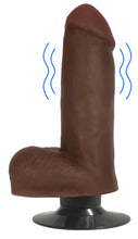 Load image into Gallery viewer, Jock Dark Vibrating Dildo with Balls - 6 Inch