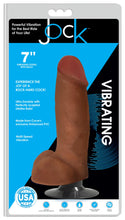 Load image into Gallery viewer, Jock Medium Vibrating Dildo with Balls - 7 Inch