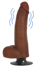 Load image into Gallery viewer, Jock Medium Vibrating Dildo with Balls - 8 Inch
