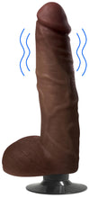 Load image into Gallery viewer, Jock Dark Vibrating Dildo with Balls - 9 Inch