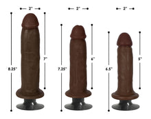 Load image into Gallery viewer, Jock Dark Vibrating Dildo - 8 Inch