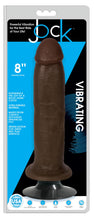 Load image into Gallery viewer, Jock Dark Vibrating Dildo - 8 Inch