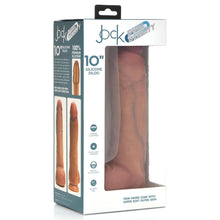 Load image into Gallery viewer, Jock Light Dual Density Silicone Dildo with Balls - 10 inch