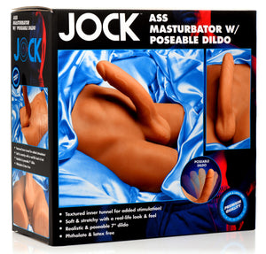 JOCK Male Ass Masturbator with Posable Dildo-6