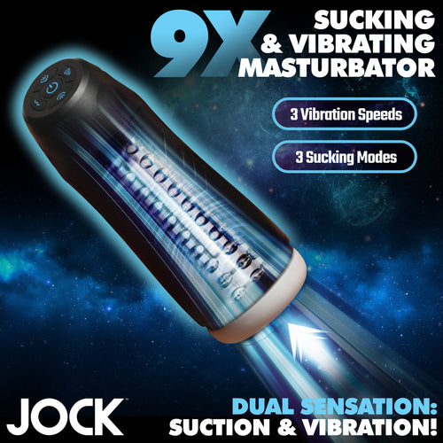 9X Sucking and Vibrating Masturbator-0
