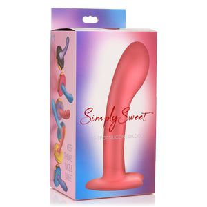 G-Spot Silicone Pink Dildo-5