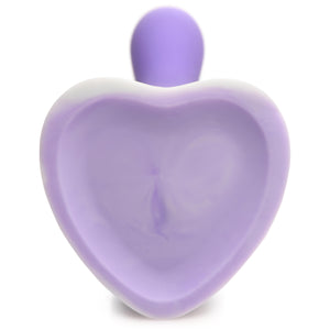 Slim G-Spot Silicone Purple and White Dildo-4