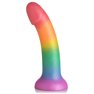 Phallic Rainbow Silicone Dildo-4