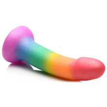 Load image into Gallery viewer, Phallic Rainbow Silicone Dildo-5