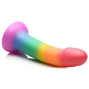 Phallic Rainbow Silicone Dildo-5