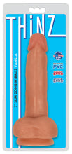 Load image into Gallery viewer, Thinz 7 Inch Slim Dildo with Balls - Light