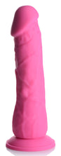 Load image into Gallery viewer, 7 Inch Silicone Dildo - Cherry