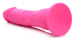 7 Inch Silicone Dildo - Cherry