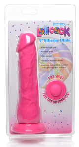 7 Inch Silicone Dildo - Cherry