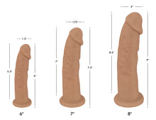 Load image into Gallery viewer, Silexpan Tan Hypoallergenic Silicone Dildo - 6 Inch