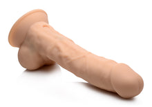 Load image into Gallery viewer, 8 Inch Silexpan Hypoallergenic Silicone Vibrating Dildo - Light