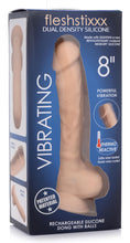 Load image into Gallery viewer, 8 Inch Silexpan Hypoallergenic Silicone Vibrating Dildo - Light