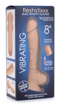 Load image into Gallery viewer, 8 Inch Silexpan Hypoallergenic Silicone Vibrating Dildo - Medium