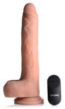 Load image into Gallery viewer, Vibrating &amp; Thrusting Remote Control Silicone Dildo - 9 Inch