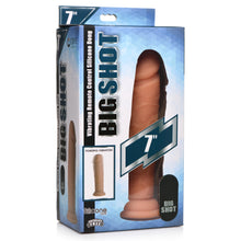 Load image into Gallery viewer, Big Shot Vibrating Remote Control Silicone Dildo - 7 Inch