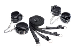 Isabella Sinclaire Leather Bed Restraint Kit