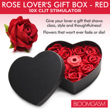Load image into Gallery viewer, The Rose Lover&#39;s Gift Box 10X Clit Suction Rose - Red