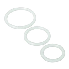Load image into Gallery viewer, Trinity Silicone Cock Rings Clear