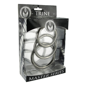 Trine Steel Ring Collection