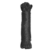 Load image into Gallery viewer, Premium Black Nylon Bondage Rope- 25 Feet