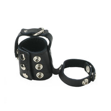 Load image into Gallery viewer, Strict Leather Cock Strap and Ball Stretcher - Large