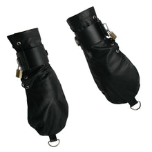 Load image into Gallery viewer, Strict Leather Bondage Mittens