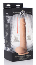 Load image into Gallery viewer, Power Pounder Realistic Thrusting Silicone Dildo