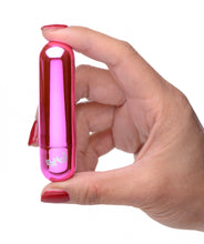 Load image into Gallery viewer, 10X Rechargeable Vibrating Metallic Bullet - Pink