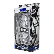 Load image into Gallery viewer, Tom of Finland Clear Realistic Cock Enhancer