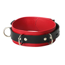 Load image into Gallery viewer, Strict Leather Deluxe Red and Black Locking Collar