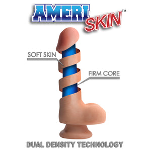 12 Inch Ultra Real Dual Layer Suction Cup Dildo