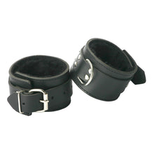 Load image into Gallery viewer, Strict Leather Fur Lined Wrist Cuffs