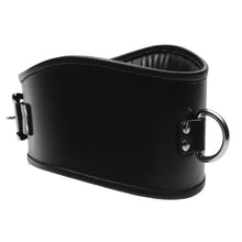 Load image into Gallery viewer, Padded Leather Locking Posture Collar